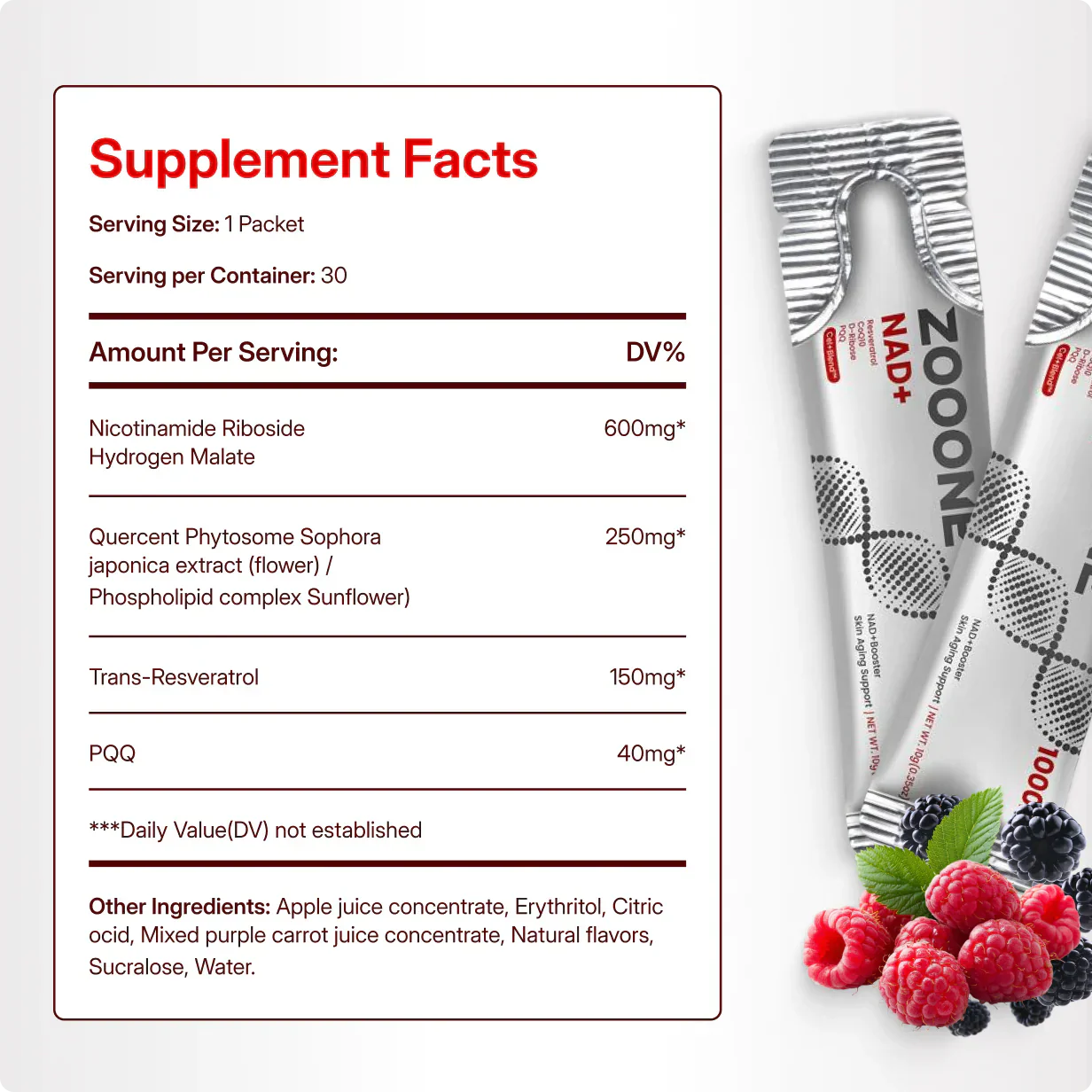 Look 10 years younger with Clinical-Strength NAD + Formula or your money back!