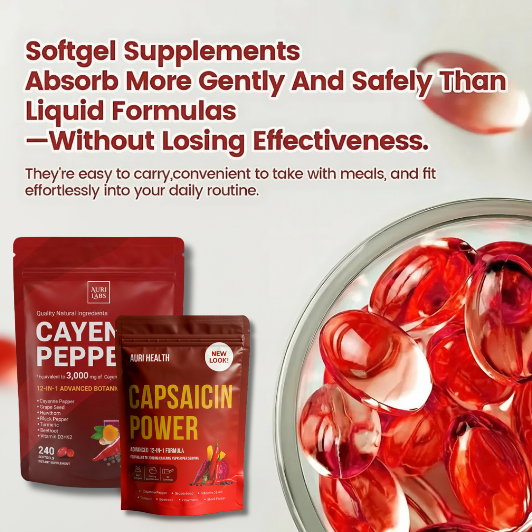 Support Vascular Function with Silvara™ Capsaicin Softgels
